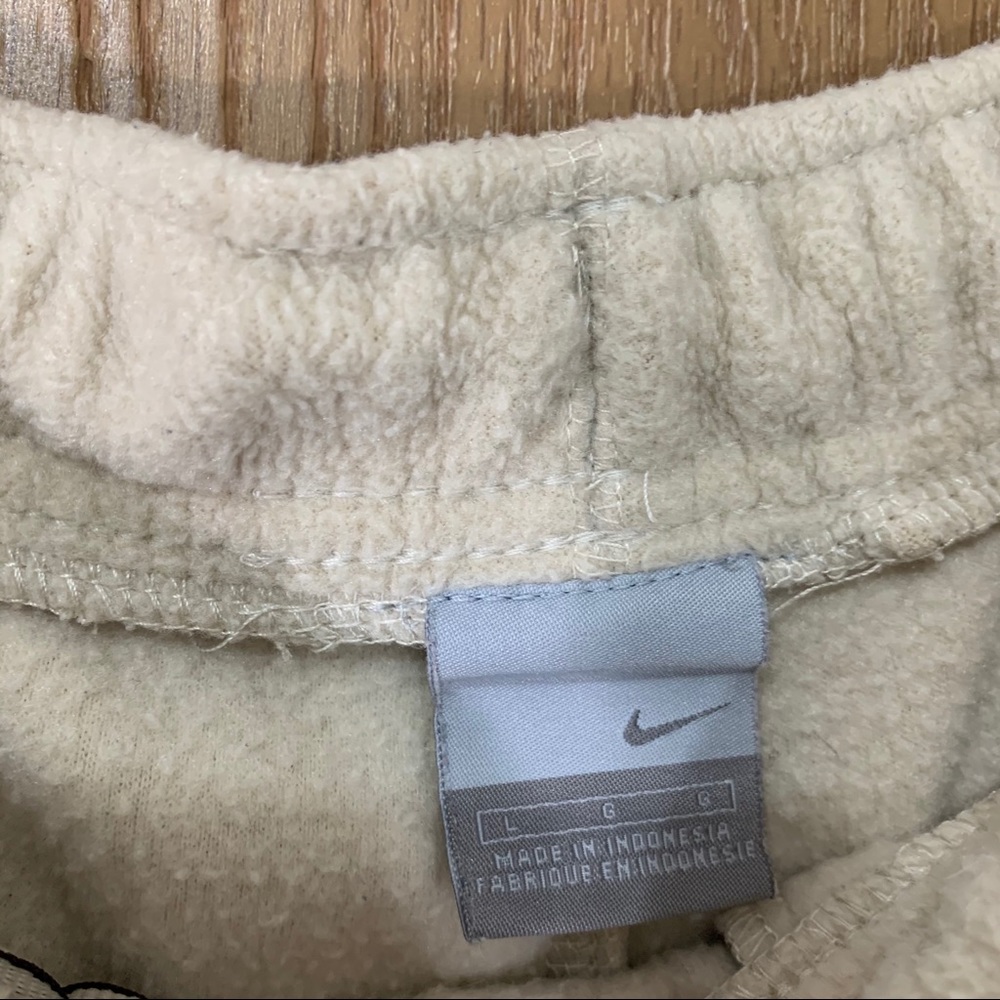 Nike Fleece Pants Sweatpants Check Swoosh SpellOut - Picture 3 of 9